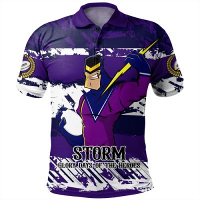 Melbourne Storm Polo Shirt - Theme Song