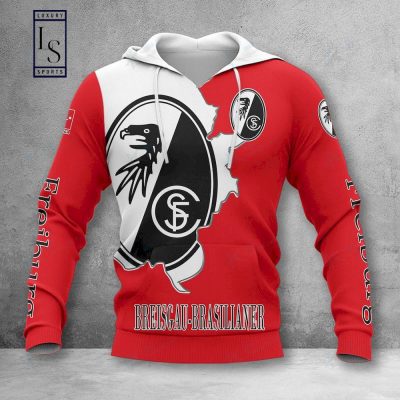 SC Freiburg Red Pullover Hoodie