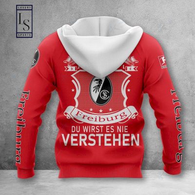 SC Freiburg Red Pullover Hoodie