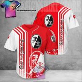 SC Freiburg Red White Baseball Jersey