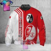 SC Freiburg Red White Bomber Jacket