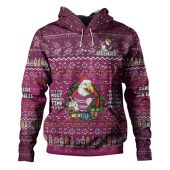 Manly Warringah Sea Eagles Christmas Custom Hoodie - Chrissie Spirit Hoodie