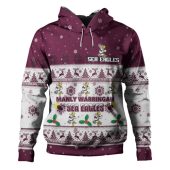 Manly Warringah Sea Eagles Christmas Custom Hoodie - Special Ugly Christmas Hoodie