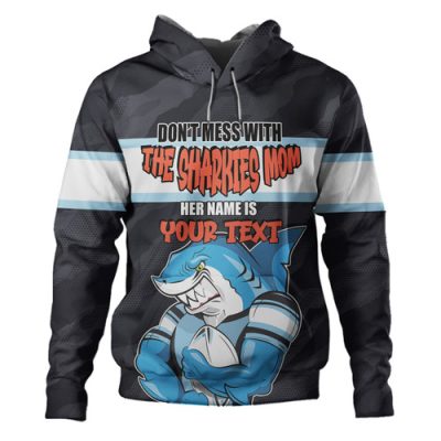 Cronulla-Sutherland Sharks Mother's Day Hoodie - Screaming Mom and Crazy Fan