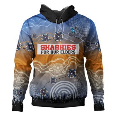 Cronulla-Sutherland Sharks Naidoc Week Hoodie - NAIDOC WEEK 2023 Indigenous Inspired For Our Elders Theme