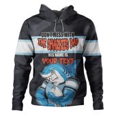 Cronulla-Sutherland Sharks Father's Day Hoodie - Screaming Dad and Crazy Fan