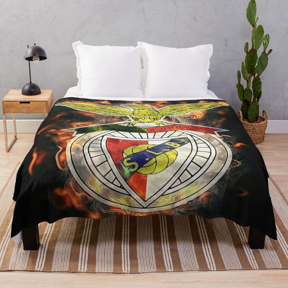 SL Benfica Flame Fleece Blanket SL Benfica Flame Fleece Blanket
