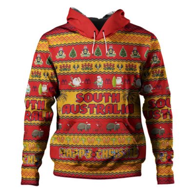 South Australia Christmas Custom Hoodie - Happy Chrissie Ugly Style Hoodie