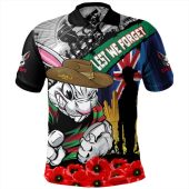 South Sydney Rabbitohs Polo Shirt United In Spirit Anzac Day Tribute