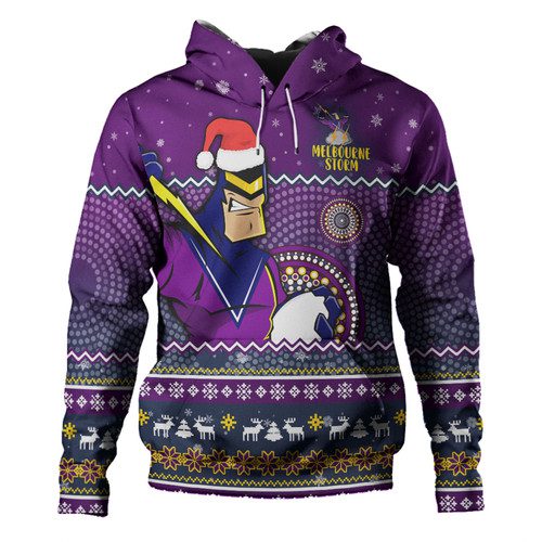 Melbourne Storm Christmas Custom Hoodie - Ugly Xmas And Aboriginal Patterns For Die Hard Fan Hoodie Melbourne Storm Christmas Custom Hoodie - Ugly Xmas And Aboriginal Patterns For Die Hard Fan Hoodie