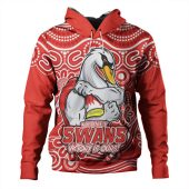 Sydney Swans Hoodie Aboriginal Inspired Tough Fan Football For Life