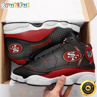 San Francisco 49Ers Nfl Football Team Air Jordan 13 Shoes 3