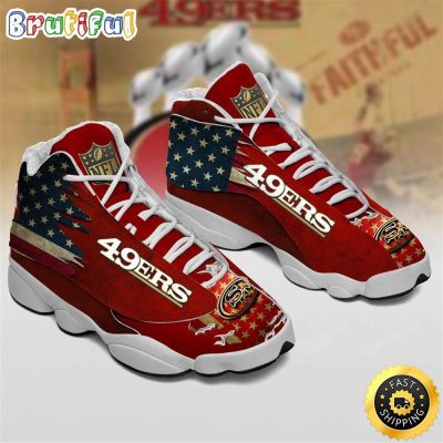 San Francisco 49Ers Nfl Ver 7 Air Jordan 13 Sneaker