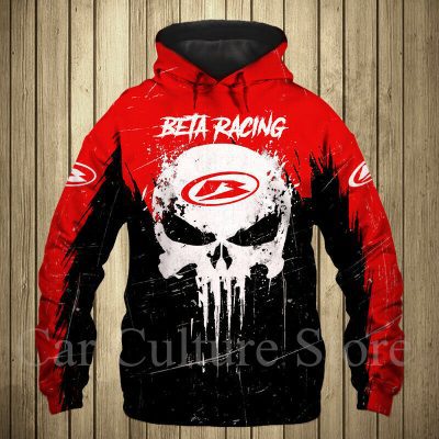 Beta Motorcycles Skull Pullover Hoodie