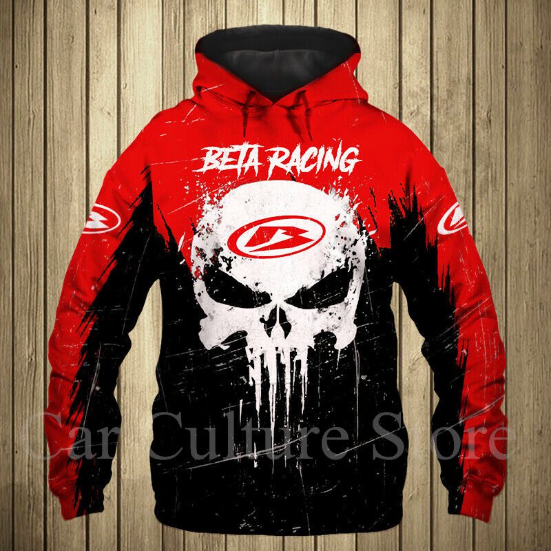 Beta Motorcycles Skull Pullover Hoodie Beta Motorcycles Skull Pullover Hoodie
