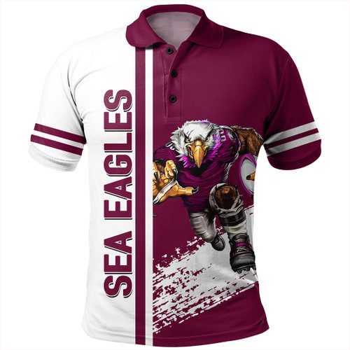 Manly Warringah Sea Eagles Polo Shirt - Manly Warringah Sea Eagles Mascot With Australia Flag Polo Shirt Manly Warringah Sea Eagles Polo Shirt - Manly Warringah Sea Eagles Mascot With Australia Flag Polo Shirt