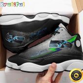Seattle Seahawks Nfl Big Logo Football Team Air Jordan 13 Shoes