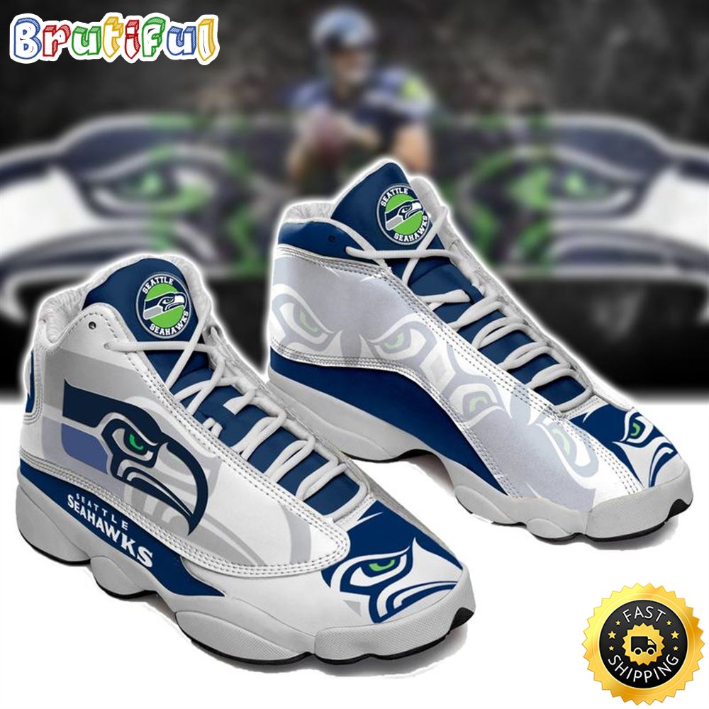 Seattle Seahawks Nfl Ver 2 Air Jordan 13 Sneaker