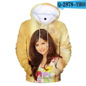 Selena Gomez Yellow Pullover Hoodie