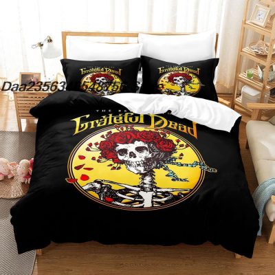 Grateful Dead Black Bedding Set