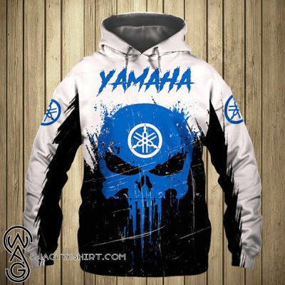 Yamaha Motorcycles Skull Pullover Hoodie V2