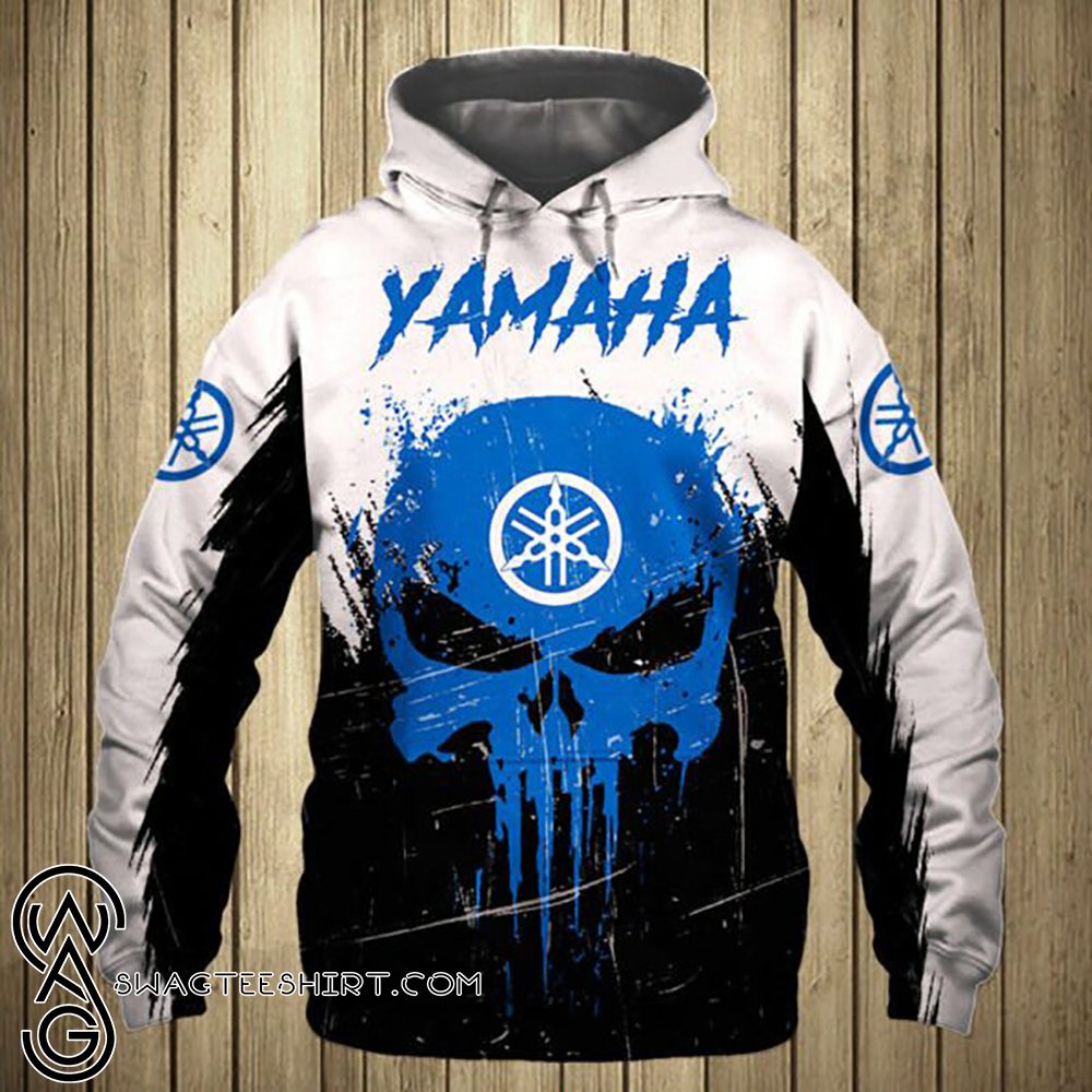 Yamaha Motorcycles Skull Pullover Hoodie V2 Yamaha Motorcycles Skull Pullover Hoodie V2