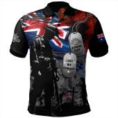 Australia Polo Shirt March Of The Brave ANZAC Tribute