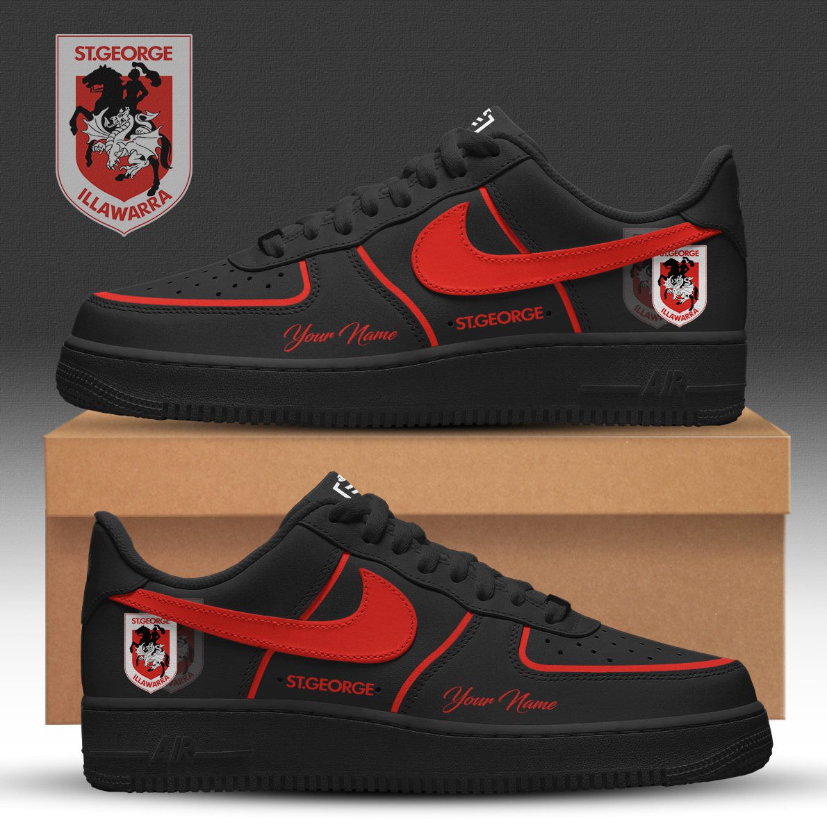 St. George Illawarra Dragons Limited Editions Air Force 1 St. George Illawarra Dragons Limited Editions Air Force 1