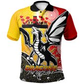 Australia Illawarra and St George Polo Shirt - Custom Anzac Day Dragons Polo Shirt