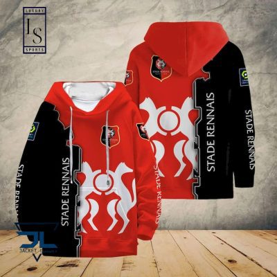 Stade Rennais FC Red Black Pullover Hoodie V1