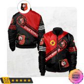 Stade Rennais FC Ligue 1 Red Black Bomber Jacket