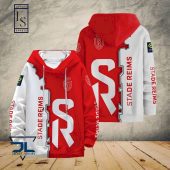 Stade de Reims Red White Pullover Hoodie V1