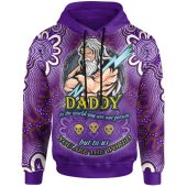 Melbourne Storm Aboriginal Inspired Hoodie - Custom Father's Day Daddy, You Are World Design Hoodie