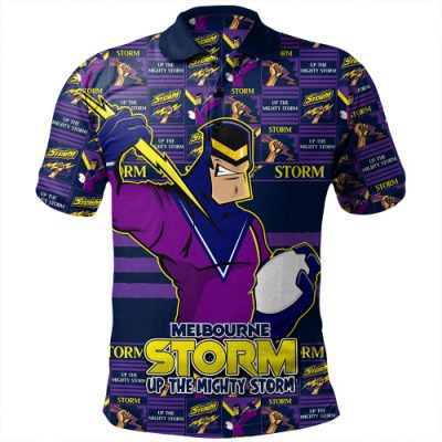 Melbourne Storm Polo Shirt Champion?s Pride Comic Style