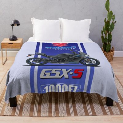 Suzuki Motorcycles GSX S1000FZ Fleece Blanket