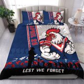 Sydney Roosters Bedding Set Anzac Day Lest We Forget Strong Fighting Spirit
