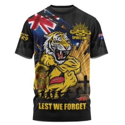 Richmond T-Shirt ANZAC Day Honour And Football Legacy