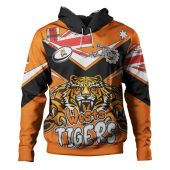 Wests Tigers Hoodie - Happy Australia Day We Are One And Free