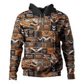 Wests Tigers Hoodie - Team Of Us Die Hard Fan Supporters Comic Style
