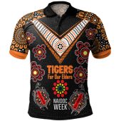 Wests Tigers Naidoc Week Polo Shirt - NAIDOC WEEK 2023 Indigenous Inspired For Our Elders Theme