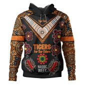 Wests Tigers Naidoc Week Hoodie - NAIDOC WEEK 2023 Indigenous Inspired For Our Elders Theme