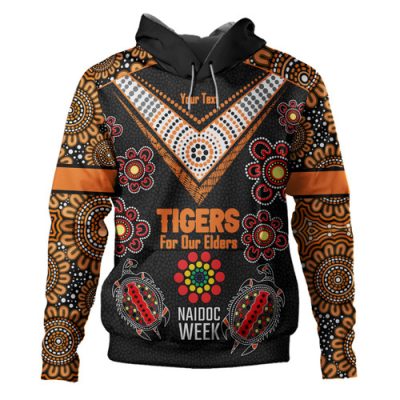 Wests Tigers Naidoc Week Hoodie - NAIDOC WEEK 2023 Indigenous Inspired For Our Elders Theme