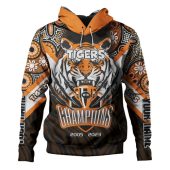 Wests Tigers Hoodie - Custom Talent Win Games But Teamwork And Intelligence Win Championships With Aboriginal Style