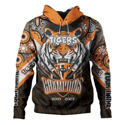 Wests Tigers Hoodie - Custom Talent Win Games But Teamwork And Intelligence Win Championships With Aboriginal Style