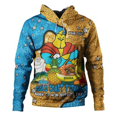 Gold Coast Titans Custom Hoodie - Australian Big Things Hoodie
