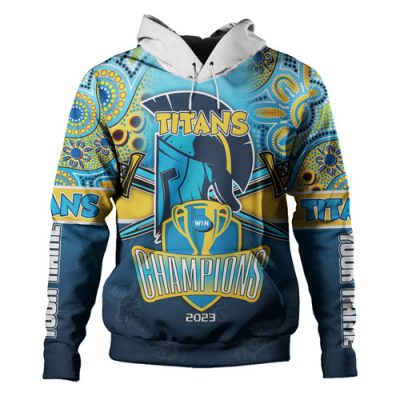 Gold Coast Titans Sport Hoodie - Custom Talent Win Games But Teamwork And Intelligence Win Championships With Aboriginal Style