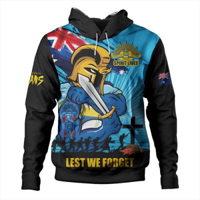 Gold Coast Titans Hoodie Fearless ANZAC Defender
