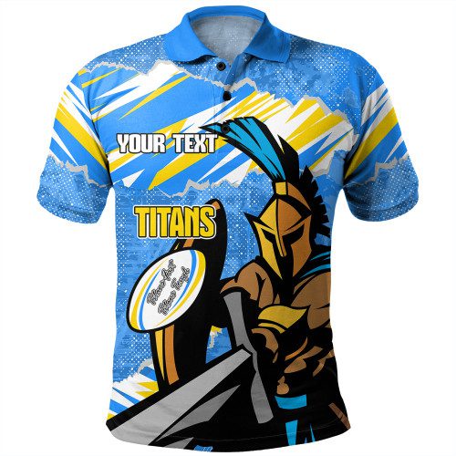Gold Coast Titans Sport Polo Shirt - Theme Song Gold Coast Titans Sport Polo Shirt - Theme Song