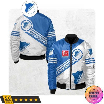 TSG 1899 Hoffenheim Bundesliga Blue White Bomber Jacket