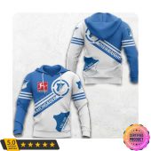 TSG 1899 Hoffenheim Bundesliga Blue White Pullover Hoodie